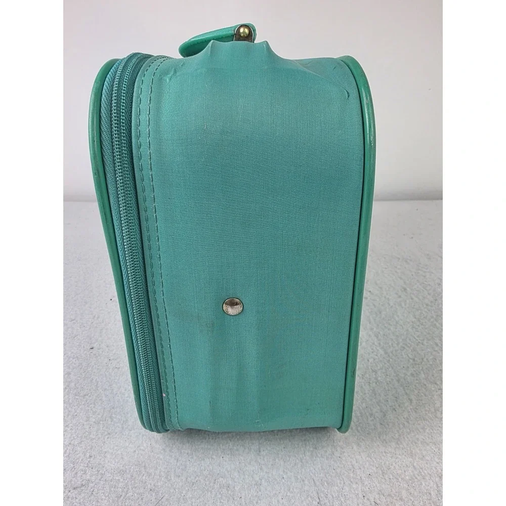 Vintage 1990 Alvin And‎ The Chipmunks Britney Teal Green Mini Suitcase *READ*